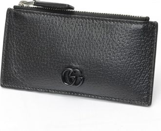 Gucci Black Leather Coin Purse/Coin Case (Pre-Owned)