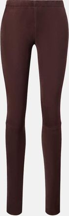 Stouls Leggings Carolyn in suede a vita media