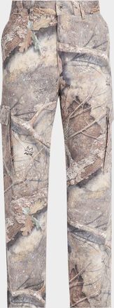 Represent Camouflage Cotton Cargo Pants
