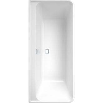 Villeroy & Boch Villeroy&boch - Ba&ntilde;era Recta 180 X 80 Villeroy Et Boch Collaro Blanco Acrilico Rebosadero Cromo