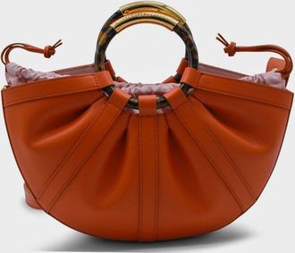 Coccinelle Crab Leather Top Handle Bag
