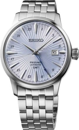 Seiko Presage GMT Automatic Light Blue Dial Watch SSK037J1