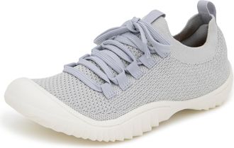 JBU by Jambu JBU Womens Brittney Casual Lace-Up Comfort Sneaker, Light Grey, 7.5 UK