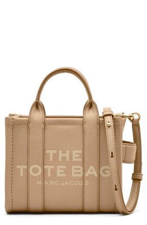 Marc Jacobs The Leather Crossbody Tote Bag in Camel at Nordstrom