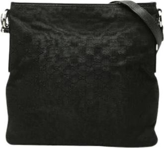 Gucci Pre-owned Cross Body Bags, female, Black, Size: ONE SIZE Pre-owned Cross Body Bag