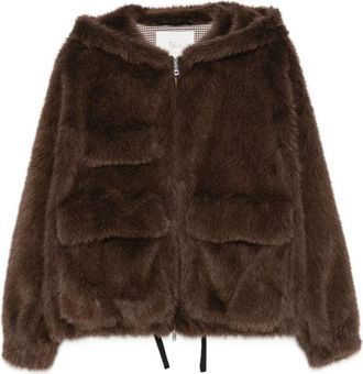 Tela A90008 01T168 K001 Jas - Dames - Jassen - Bruin - S - Jassen