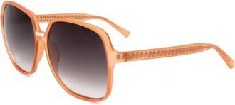 Linda Farrow MATTHEW WILLIAMSON MW66 C5 Womens Sunglasses Brown Size 60