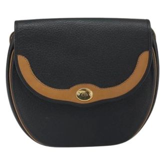Dior Pre-owned Cross Body Bags, female, Black, Size: ONE SIZE Pre-owned Vintage CD Flap Shoulder Bag