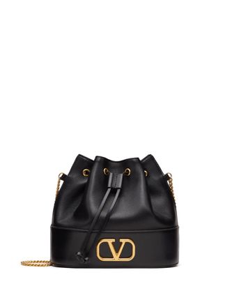 Valentino Garavani V Logo Signature Leather Mini Bag