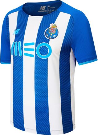 New Balance Mens Fc Porto Home Short Sleeve Jersey 2021/2022 T-Shirt, L