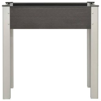 Berkfield Home Garden Raised Bed 75x40x75 cm WPC Grey | Size: 75 x 40 x 75 cm