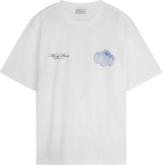 Filling Pieces T-shirt Citrus - Heren - T-shirts - Wit - M - Katoen - Tops
