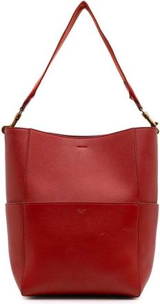 Celine Pre-owned Celine Medium Leather Seau Sangle Bucket Bag Ladies F-GM-2108