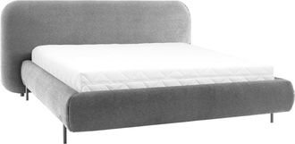 Petits Meubles Cama arc&oacute;n 160x200 con somier madera de pino gris