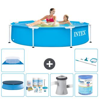 Intex Piscina Con Estructura Redonda - 244x51 Cm - 7-piezas S31417