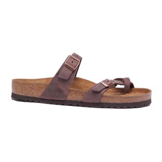 Birkenstock Sliders, male, Brown, 4 UK, Dark Brown Mayari Sandal Comfortable Design