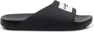 Givenchy Label Slide Mules - Heren - Sandalen - Zwart - 41 EU - Schoenen