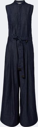 Max Mara Wide-leg denim jumpsuit