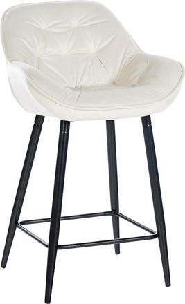 Clp Taburete De Bar Gibson 76 De Terciopelo Crema