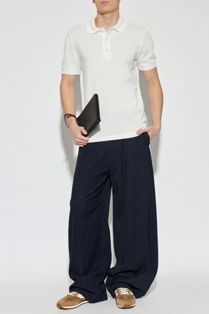 Tom Ford Short-sleeve Polo, Mens, White