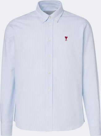 Ami Ami de Coeur striped cotton shirt