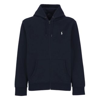Ralph Lauren Hoodies & sweatvesten, Heren, Blauw, XL, Katoen, Full Zip Hooded Sweatshirt