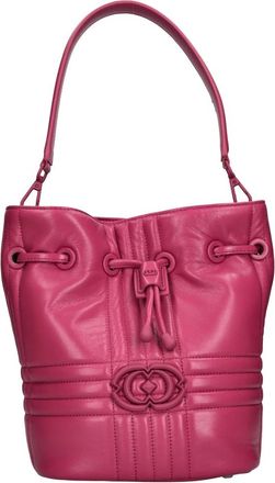 La Carrie Camelia Leren Tas - Dames - Schoudertassen - Roze - ONE Size - Leer - Tassen
