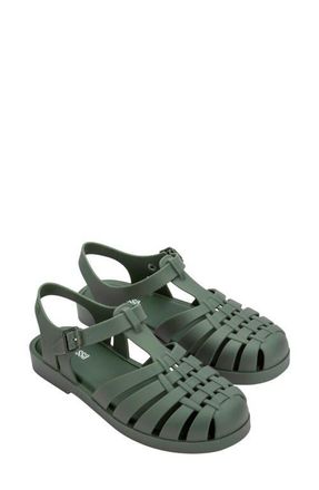 Melissa Possession Jelly Fisherman Sandal in Dark Green at Nordstrom, Size 10