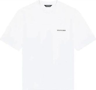 Balenciaga Heren, Tops, Wit, Maat: 2XS Jersey