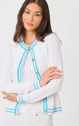 Lilly Pulitzer Brockton Crew Neck Cardigan
