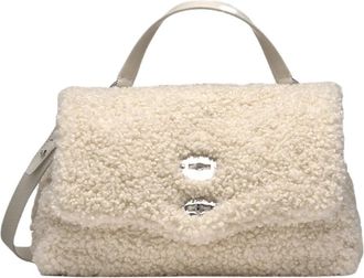 Zanellato Witte Dolly Handtas met Klep - Dames - Handtassen - Wit - ONE Size - Tassen