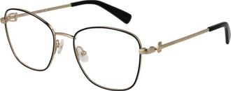 Longchamp Zwarte Metalen Bril (Monturen)