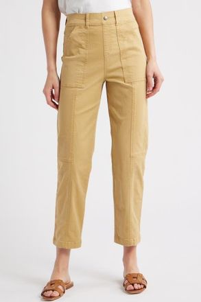Hue Stretch Twill Utility Pants in Kelp at Nordstrom, Size X-Large