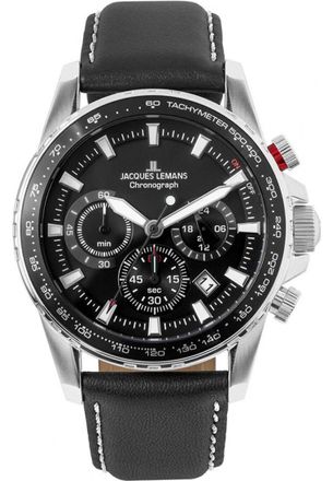 Jacques Lemans 1-2099A Mens Liverpool Watch - Silver - One Size