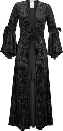 Chic Star Womens Boho Textured Duster, Black, L