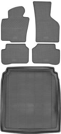OEM Juego De Alfombrillas De Goma Para Coche Y Alfombrilla Para Maletero Para Volkswagen Passat B6 Sed&aacute;n (2005-2011)