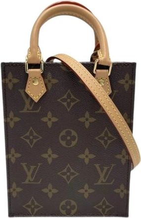 Louis Vuitton Pre-owned Monogram Mini Shoulder Bag - Dames - Vintage Mini Tas - Bruin - ONE Size - Vintage