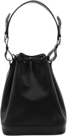 Louis Vuitton Pre-owned Bucket Bags, male, Black, Size: ONE SIZE Pre-owned Leather louis-vuitton-bags