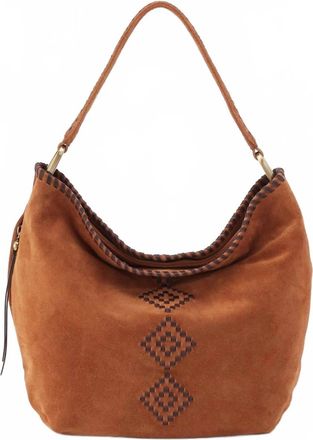 Hobo Womens Suede Harley Bag In Oak Barrel