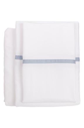 Pom Pom at Home Langston Sateen Sheet Set in French Blue at Nordstrom, Size California King
