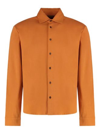 Moorer buttoned shirt - Orange