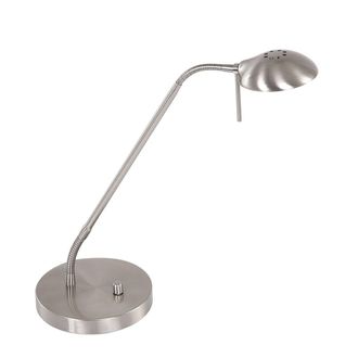 Steinhauer Mexlite - L&aacute;mpara De Mesa - Biron - Acero - Vidrio Metal