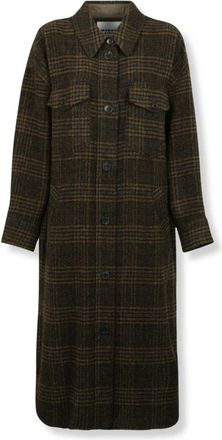 Isabel Marant Dames, Mantels, Groen, Maat: XS Katoen