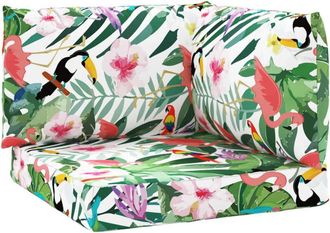 vidaXL Cojines Para Pal&eacute;s 3 Piezas Tela Oxford Multicolor Vidaxl