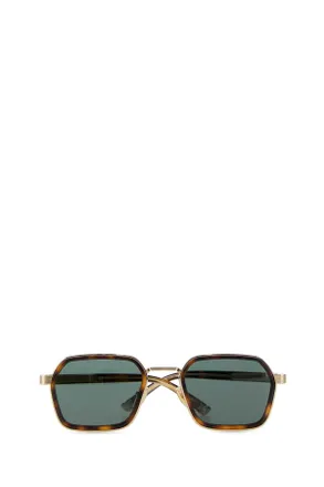 Gucci Womens Gold Metal Sunglasses Green Occhiali Da Sole