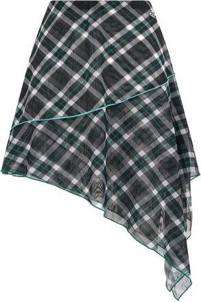 Diesel Korte rok met ruitpatroon - Dames - Rokken - Veelkleurig - Maat: XS Nylon