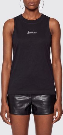 Barrow Top slim fit in cotone senza maniche con scollo a girocollo
