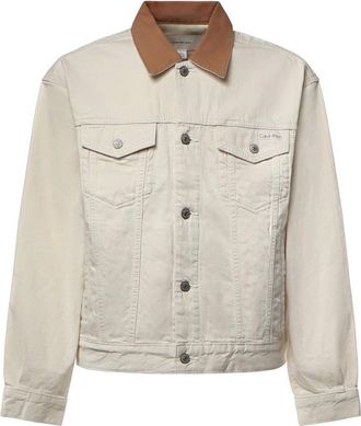 Calvin Klein Hombre, Chaquetas, Beige, Talla: S