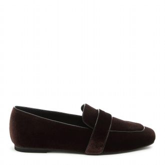Kelsi Dagger Womens Finch Flat Shoes In Mahogany