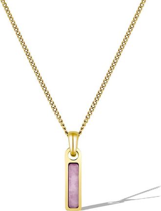 Vincero Mens Birthstone Pendant Necklace in Gold - October at Nordstrom